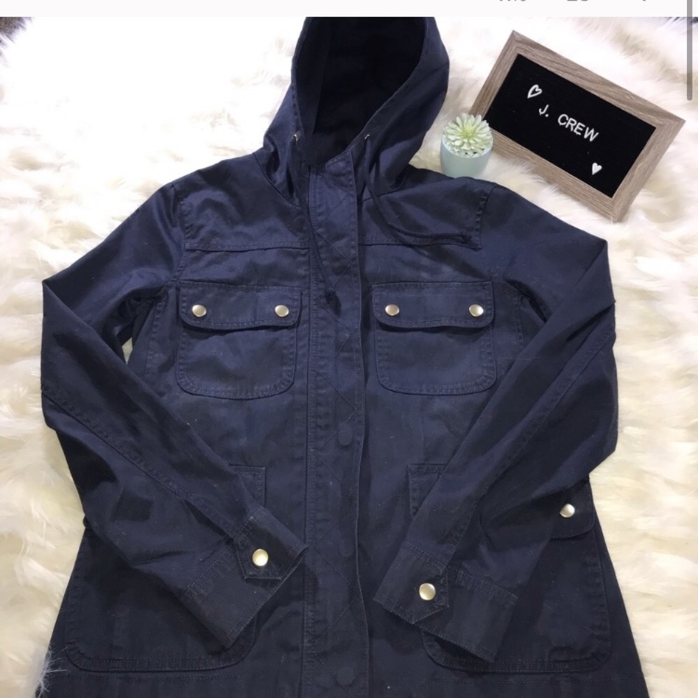 Jcrew twill utility jacket